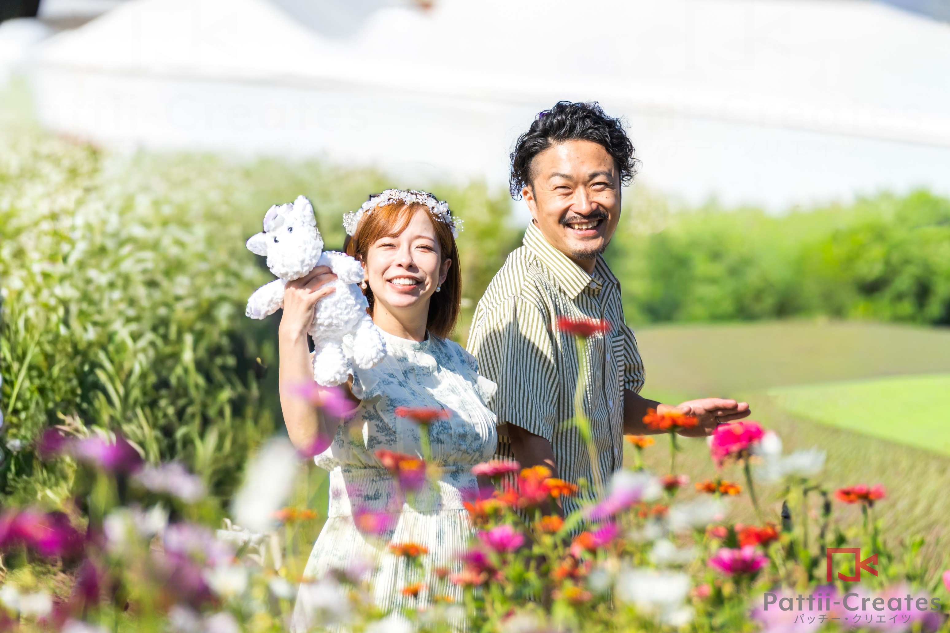 【撮影レポート】ひたち海浜公園でのマタニティフォト｜自然な雰囲気×人消しレタッチで理想の1枚を